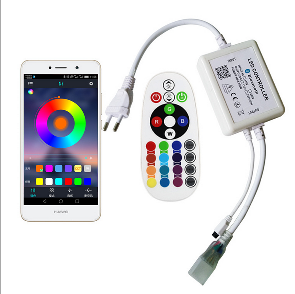 220v 110v 230V Bluetooth Музыка Контролируемая RGB Led контроллер AC 120V 110V 230V Высокое напряжение светодиодные полосы RGB контроллер