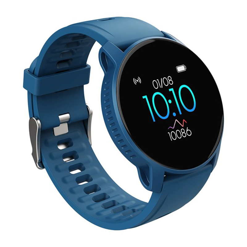 W9 Men Women Smart Watch Real-time Activity Tracker Heart Rate Monitor Sports Smart Watch Clock For Android IOS