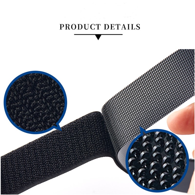 High quality customized size shape Ultra Thin injection molded hook and loop tape for sewing