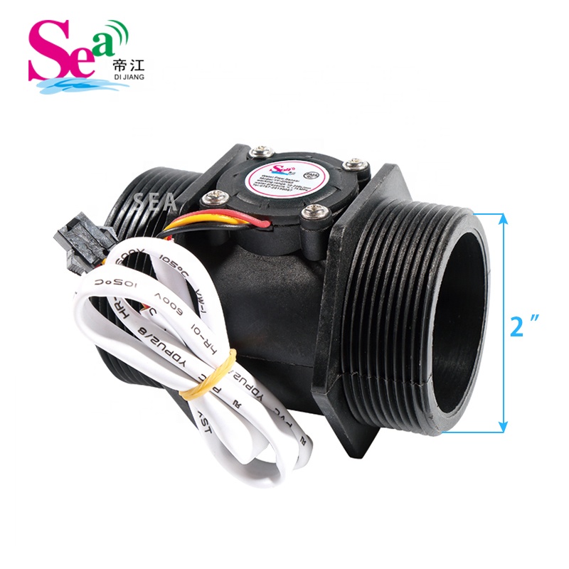 YF-DN50 Farm Irrigation Sensor 10~200L\min Turbine Large Flow Water Flow Sensor Meter 2 inch Thread