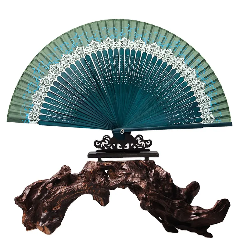 Wholesale Customized Good Quality Handicraft Gifts And Crafts Bamboo Japanese Silk Fan