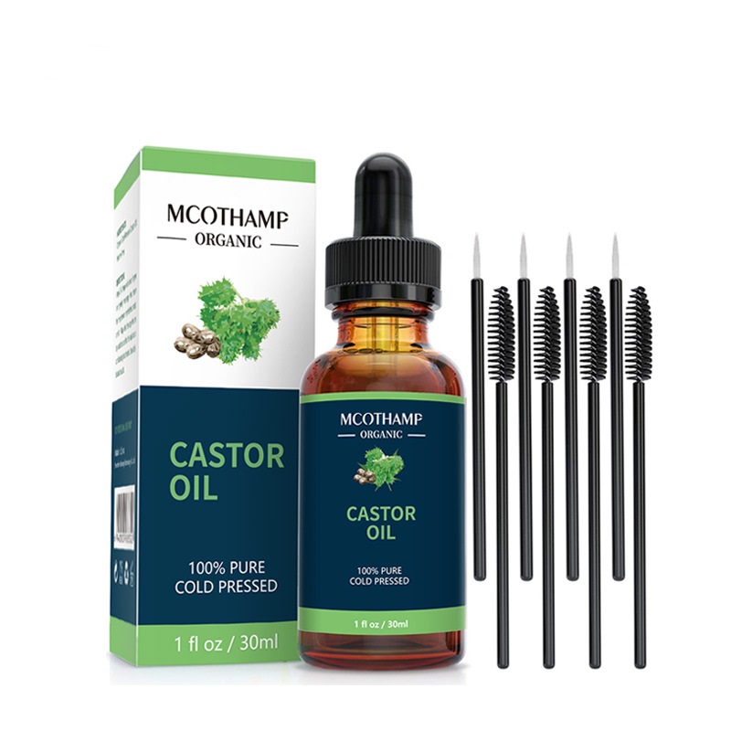 Private Label Woman 100% Pure Cold Pressed Castor Oil Eyelash Growth Serum