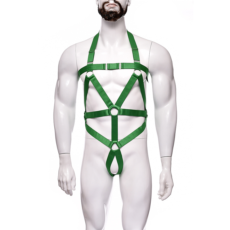 Color Hollow-Out Elastic Integral Allure Men Avoid Taking Off Adult Game Wiring Harness Appeal Lingerie