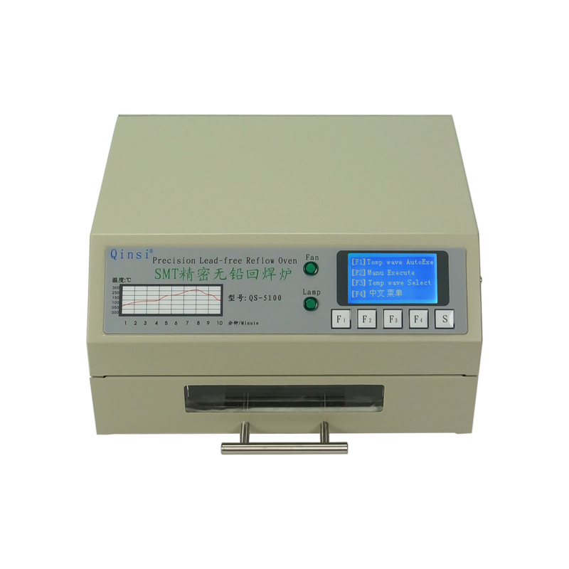 QS-5100 600W настольный автоматический Бессвинцовая припойная smt bga печи оплавления для SMD паяльная