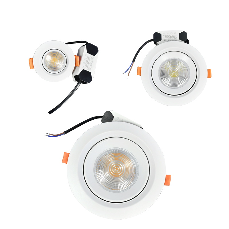 New Design Gold Coated Spot Lighting Recessed Antiglare COB LED Downlight