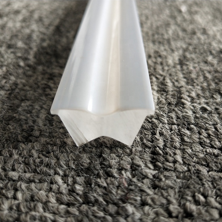 W23.2mm*H12.2mm White layer and clear body linear optical PMMA lens