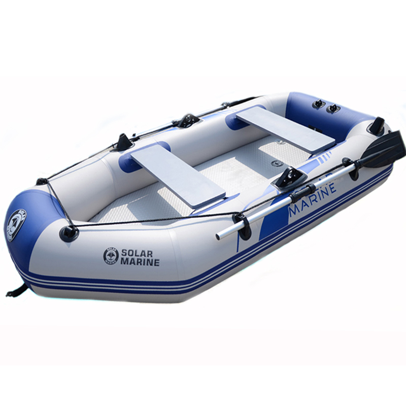 ПВХ надувной каяк Solarmarine на 3 человек, 2,3 м, рыболовная лодка, воздушный коврик для пола с аксессуарами