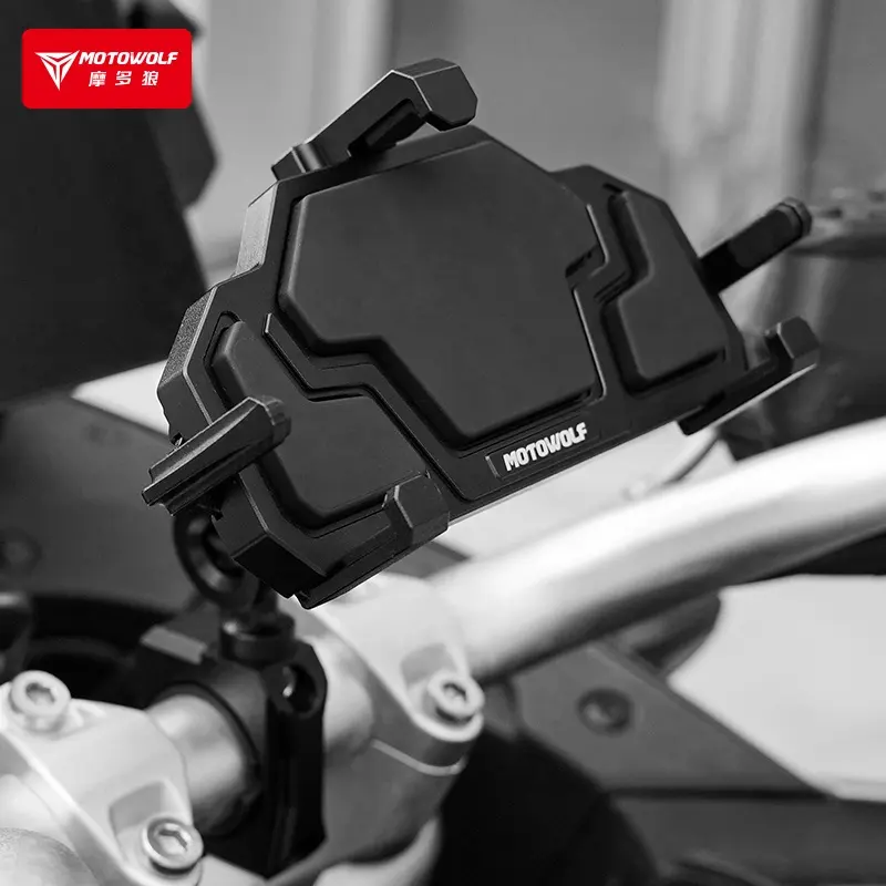 MOTOWOLF Newest High Quality Outdoor Motorbike Riding Shockproof Silicone Sports Phone Holder