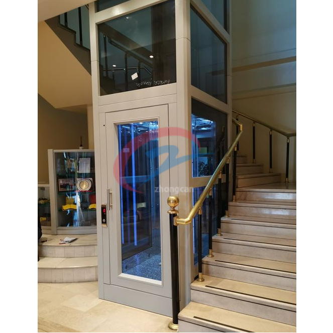 CE 3-11 м 400 кг ascensor para casa из нержавеющей стали травление зеркало для жилых зданий лифт