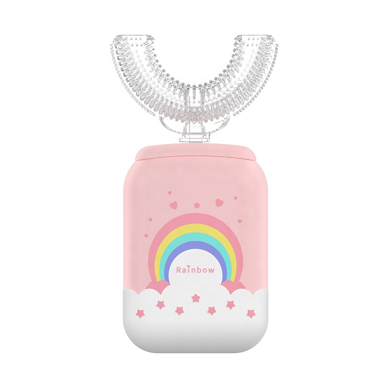 2021 new arrival Patent design U shape lovely joyful kids electronic tooth brush