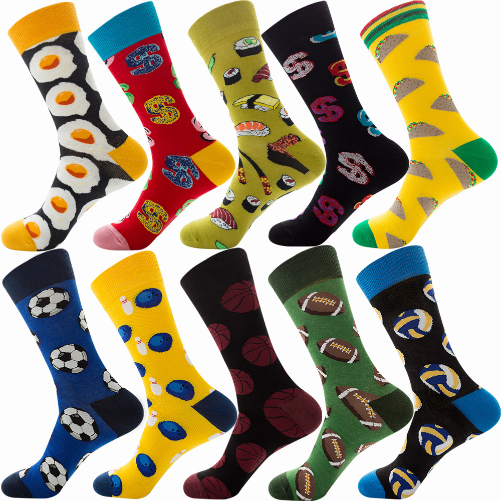 Цветные носки Calcetines Deporte женские мягкие счастливые носки на заказ