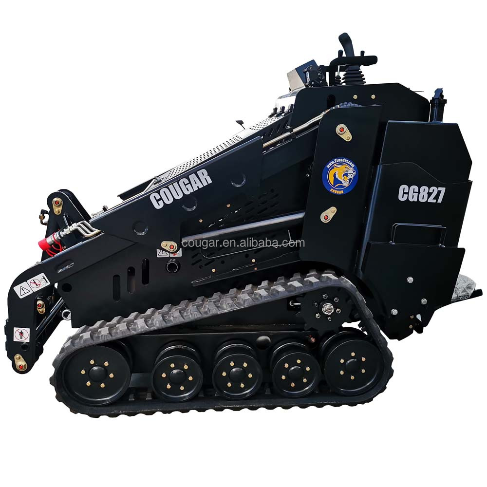Мини-погрузчик с бортовым поворотом COUGAR CG827 с приспособлением для экскаватора