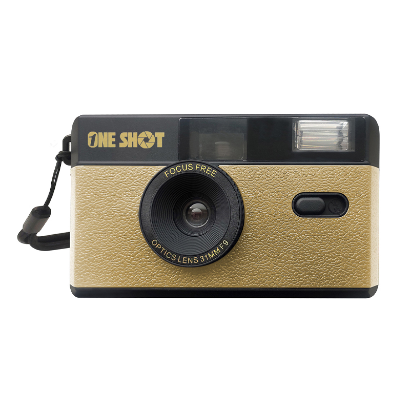 Retro film camera Manual point-and-shoot film camera Reusable film camera with flash