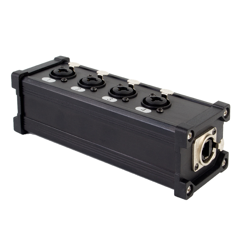 OEM factory professional RJ45 к XLR комбинированный алюминиевый корпус аудио адаптер