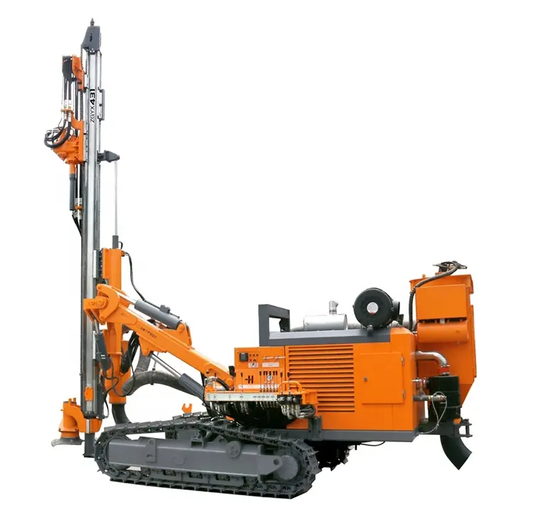 Factory Sale 20m 25m 30m DTH Drilling Rigs Blasting Hard Rock Drilling Rig For Mining