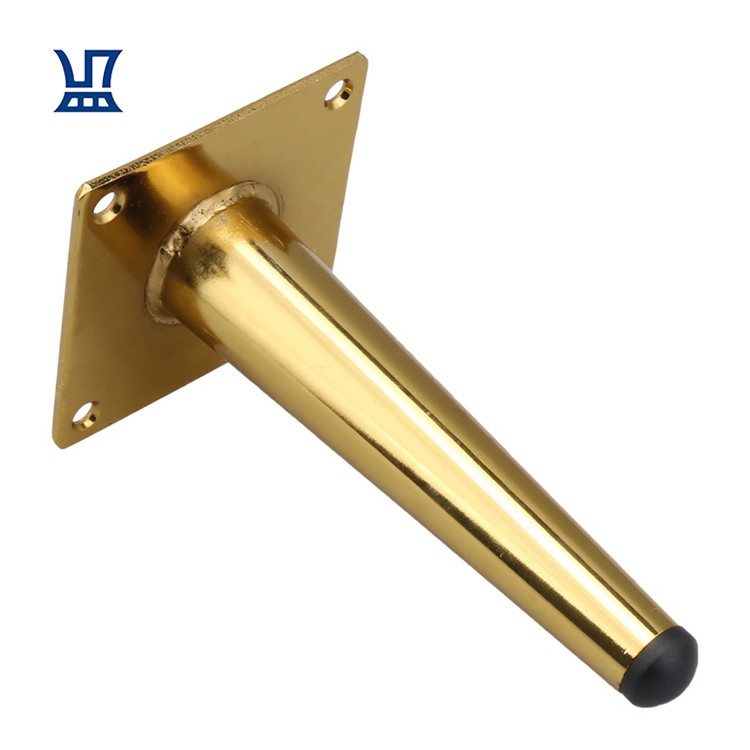 BQLZR OEM ODM металлические ножки 1 шт. 6 ''конические мебельные ножки золотые ножки для дивана металлические латунные ножки для кровати шкафа