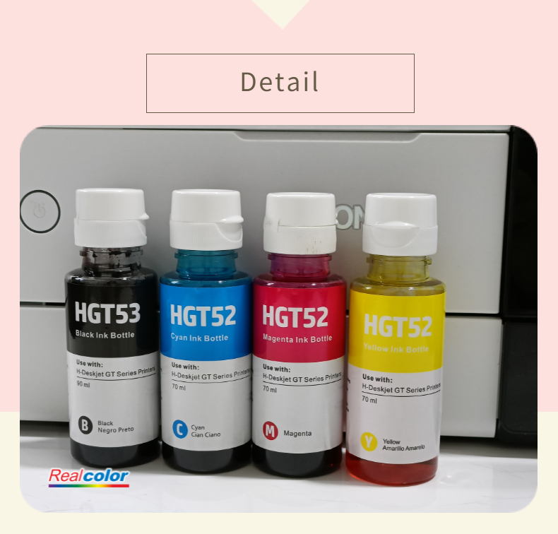 Realcolor Премиум особого красителя пополнения чернил печатных красок Tinta для Epson Для HP 70 мл, 100 мл, 1000 мл, инструкция по эксплуатации на струйные принтеры для brother lc