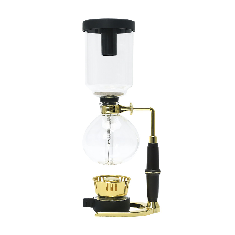 Gold Hot Sales Borosilicate Glass syphon coffee maker