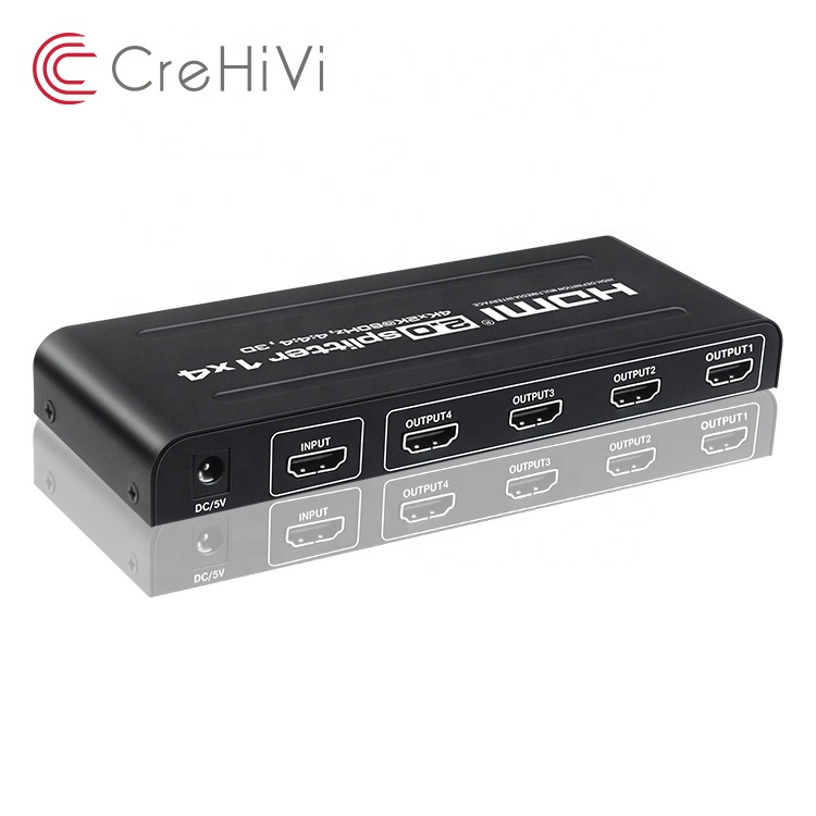 Высокоэффективный HDMI 2,0 4K/60Hz 1X4 HDMI сплиттер
