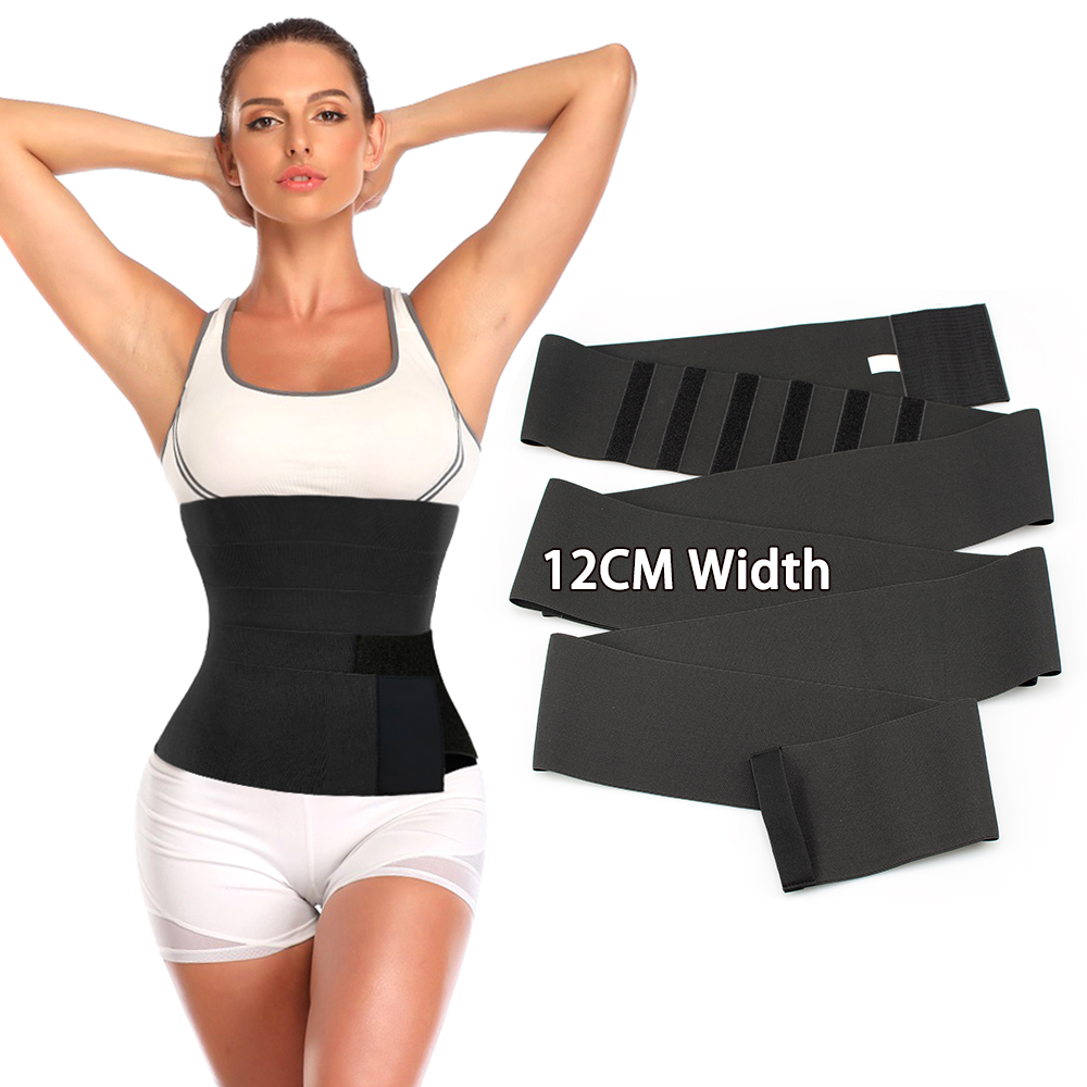 2021 New Wholesale Seamless Elastic Girdle 4 6 Meters Tummy Stomach Body Wrap Band Tape Waist Trainer Shaper Belt
