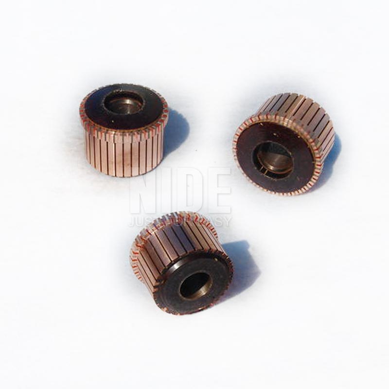 electric motor parts armature commutator and slip ring, DC Traction Motor collector