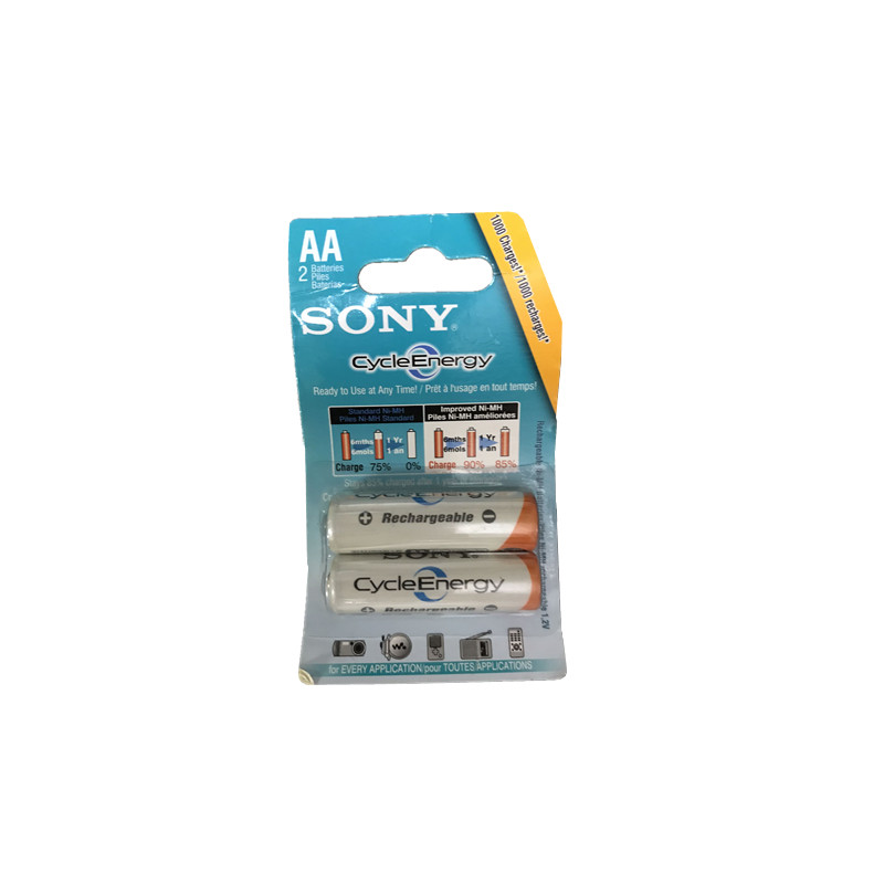 Перезаряжаемая батарея SONY AA aaa 1,2 в лучшего качества LR6 AA2 No.5, перезаряжаемая батарея размера aaa/lr03/am3 1,2 в No.7