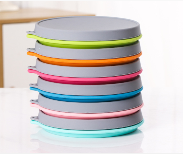 Newest Reusable Silicone Collapsible Food Storage Container with Silicone Lid