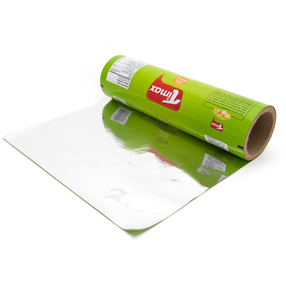 Opp/Vmpet/PE Laminating Film In Roll With Custom Logo Design Printed Snack Cookies Packaging Film