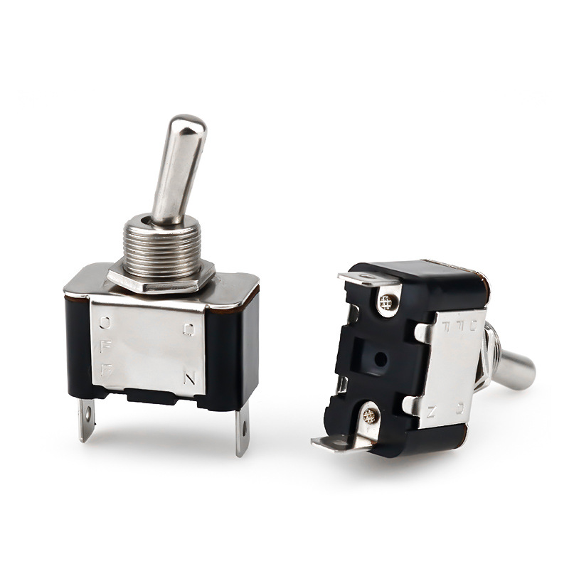 KN3A-101P 12MM 2Pin ON OFF PC Terminal SPST Toggle Switch 2 Way rocker switches