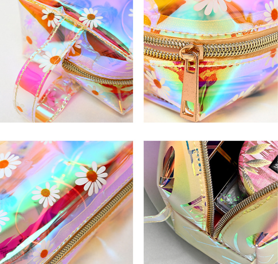 2021 New Personality PVC Jelly Makeup Tools Small Make Up Bag