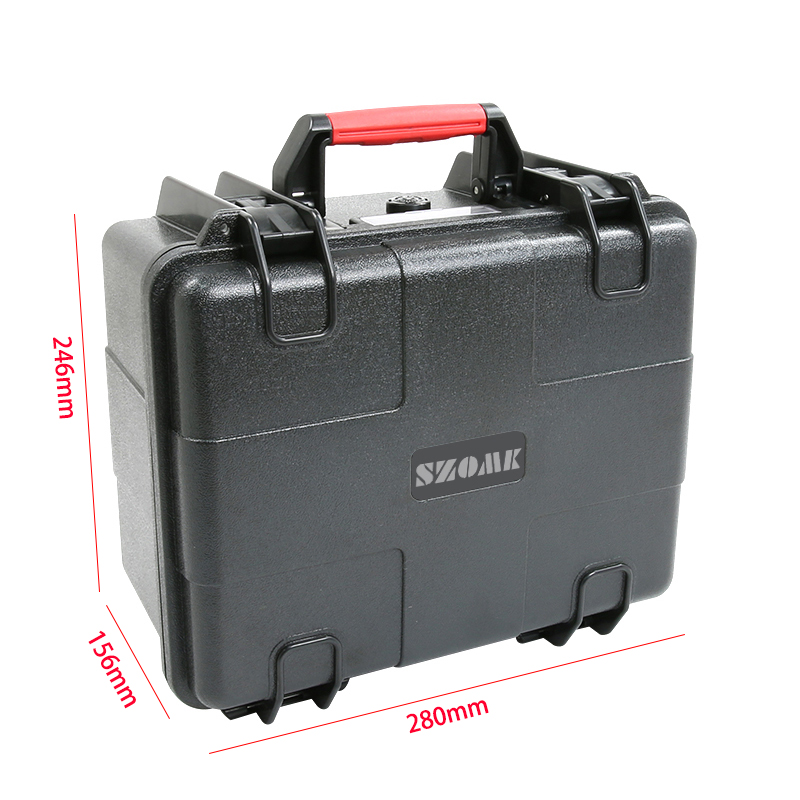 Waterproof shockproof hard shell carrying case with foam tool box