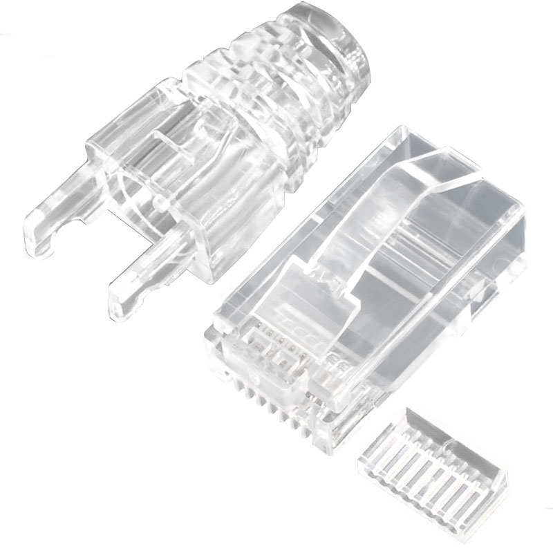 Высокое качество ethernet rj45 разъем без спутывания защелка rj45 разъем cat6a cat6 8p8c rj45 разъем машина