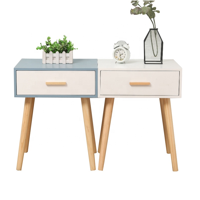 Cheap home furnishings wooden storage cabinet bedroom bedside table