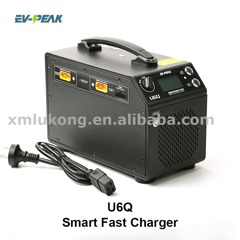 Ev-peak U6Q 4-канальный 50A высокого тока 2400 Вт высокой мощности 15 минут ультра-быстрая зарядка зарядное Смарт-устройство