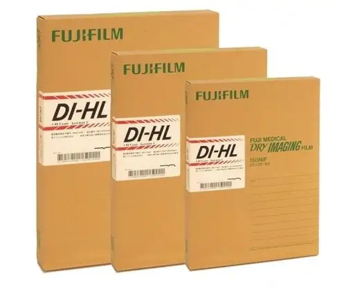 Japan 10x12nch 25x30cm Fuji DI-HL DIHL laser film x-ray medical film with Fuji printer DryPix Plus 4000/Smart 6000/Prima/7000