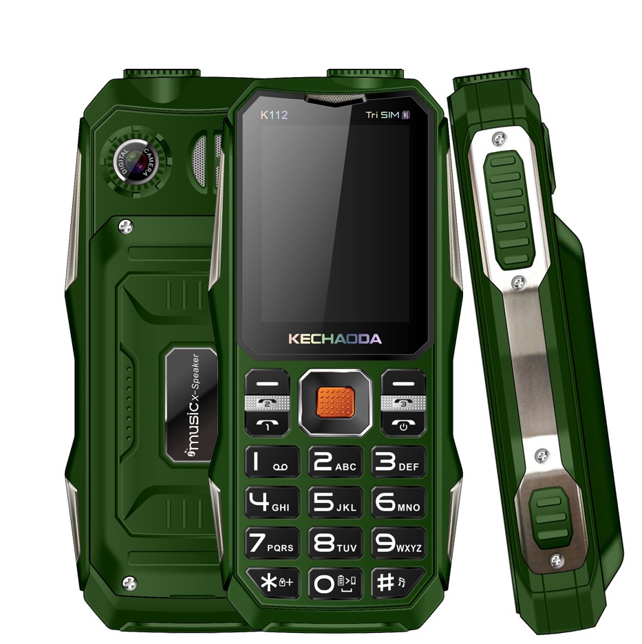 KECHAODA K112 Новые Модные телефоны разблокированный большой аккумулятор 32 + 32 Мб с фонариком OEM card phone
