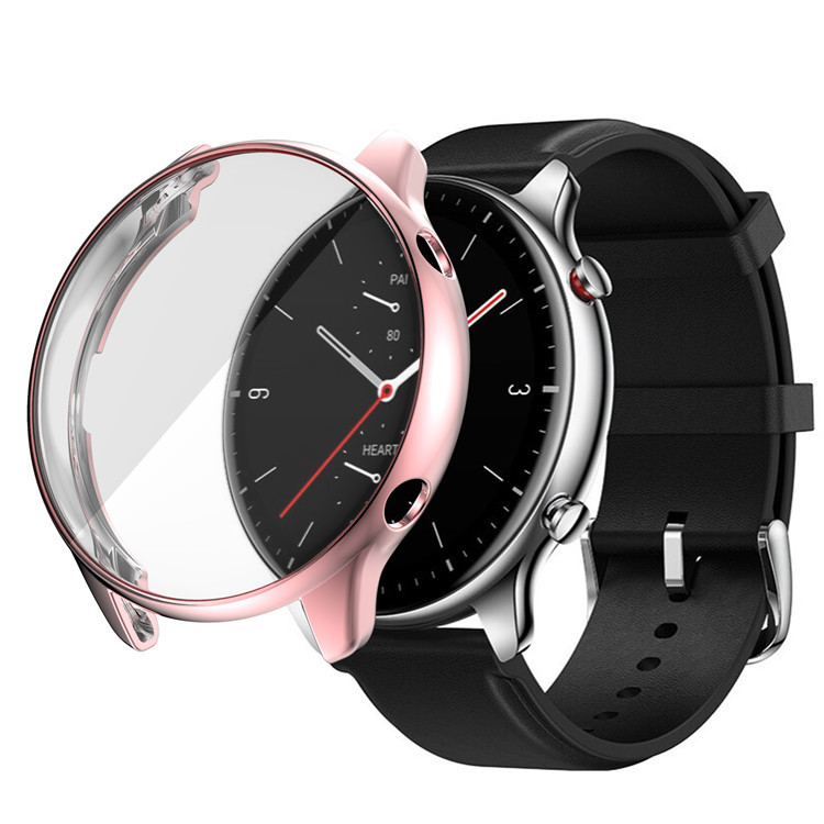 Мягкий чехол из ТПУ BOORUI для Huami amazfit GTR2, Смарт-часы, покрытие экрана, электронное покрытие, полный защитный чехол