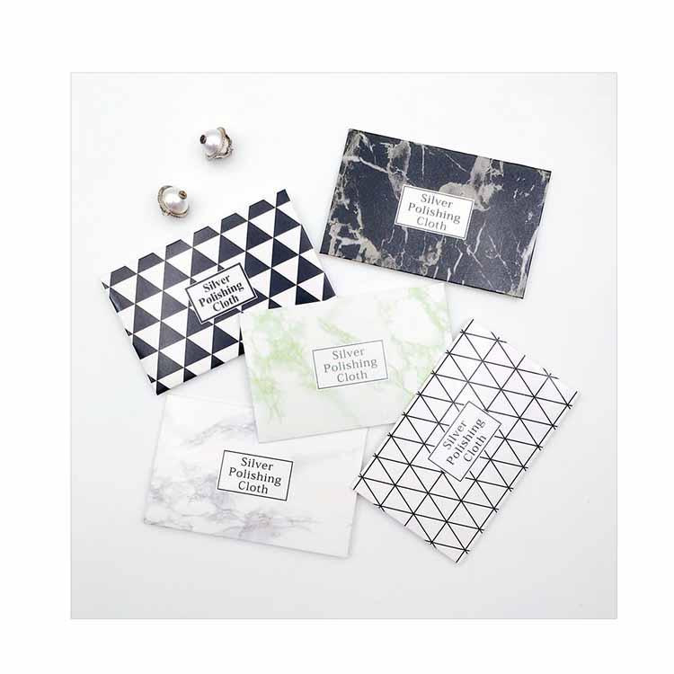 Best Quality Anti Tarnish Jewelry Gold Gray Silver Polishing Cotton Jewel Cleaning Cloth Wholesale With Packaging