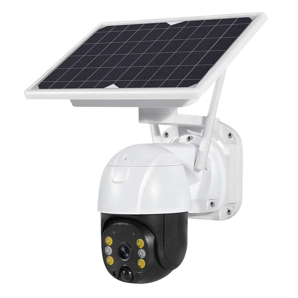 S10 Plus ICSEE Wireless Solar Panel Powered Battery Cctv Surveillance 4G Wifi Security Outdoor Ip Ptz Solar 4 G Gsm Camera