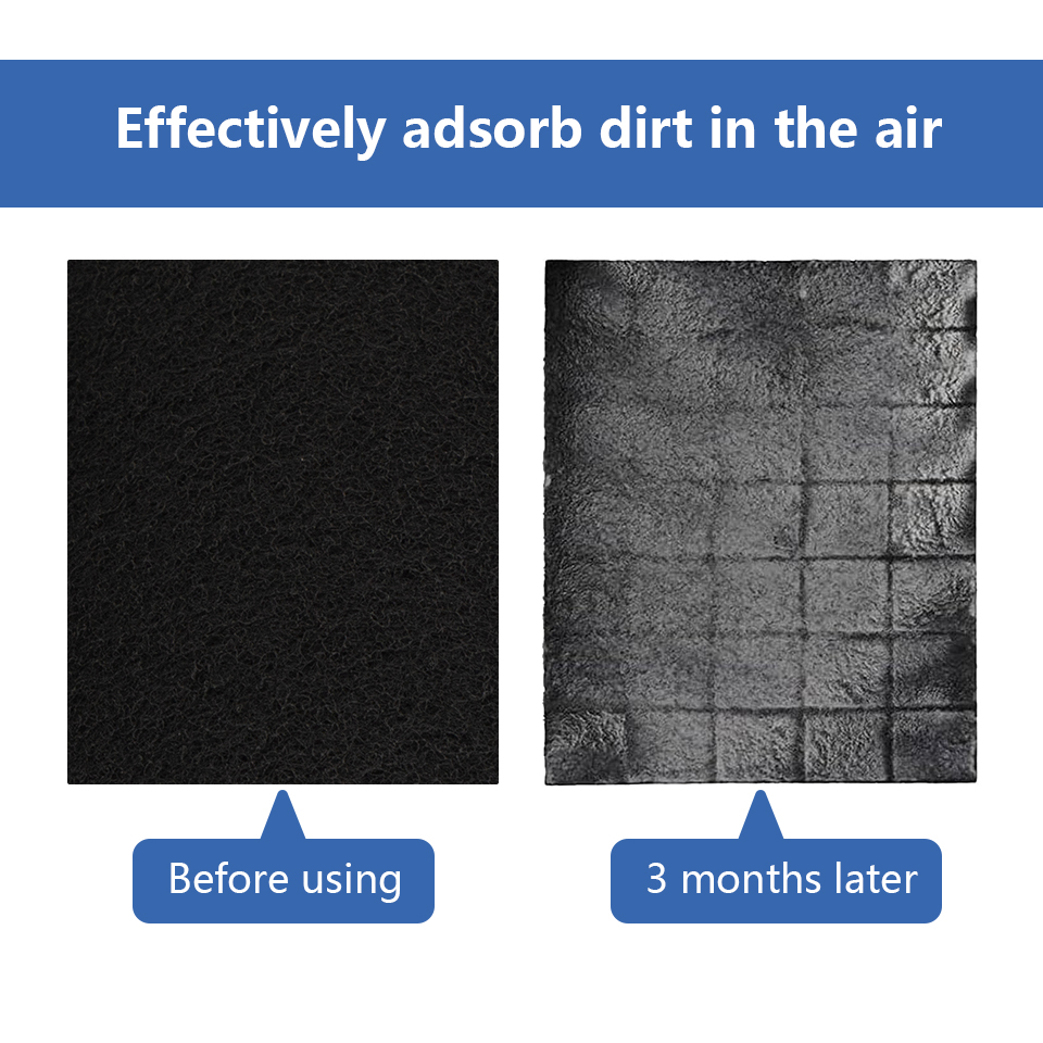 Manufacturers Sales Customized Activated Carbon Fiber Fabric Felt 100% Viscose Activated Carbon Cotton Fabric Felt Roll For Odor