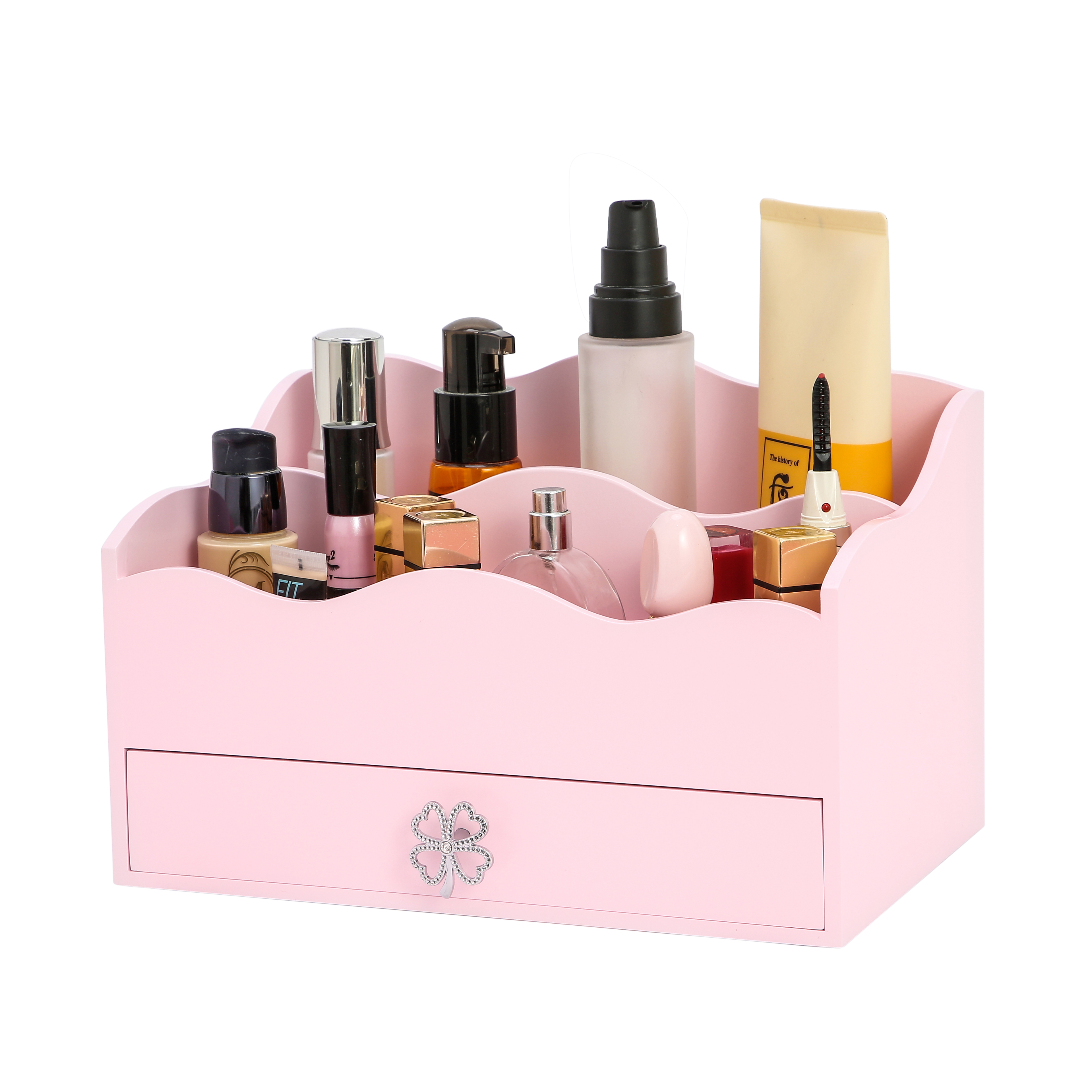 Customizable large capacity cute pink jewelry storage box Affordable Valentine's Day gift gift sets for women