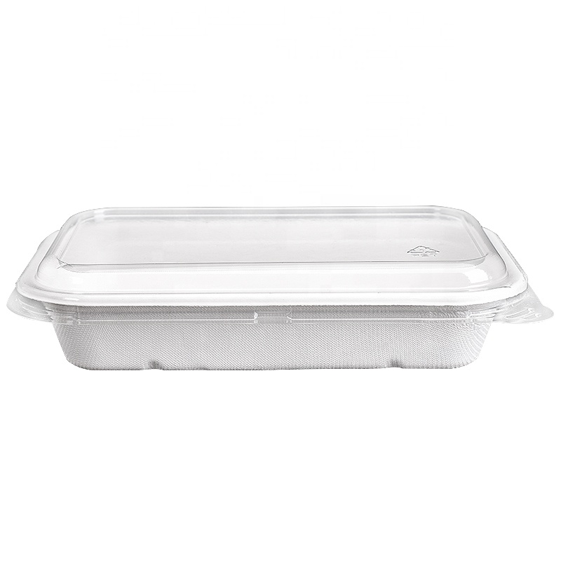 Bagasse контейнер с PLA ламинация водонепроницаемый ящик для еды
