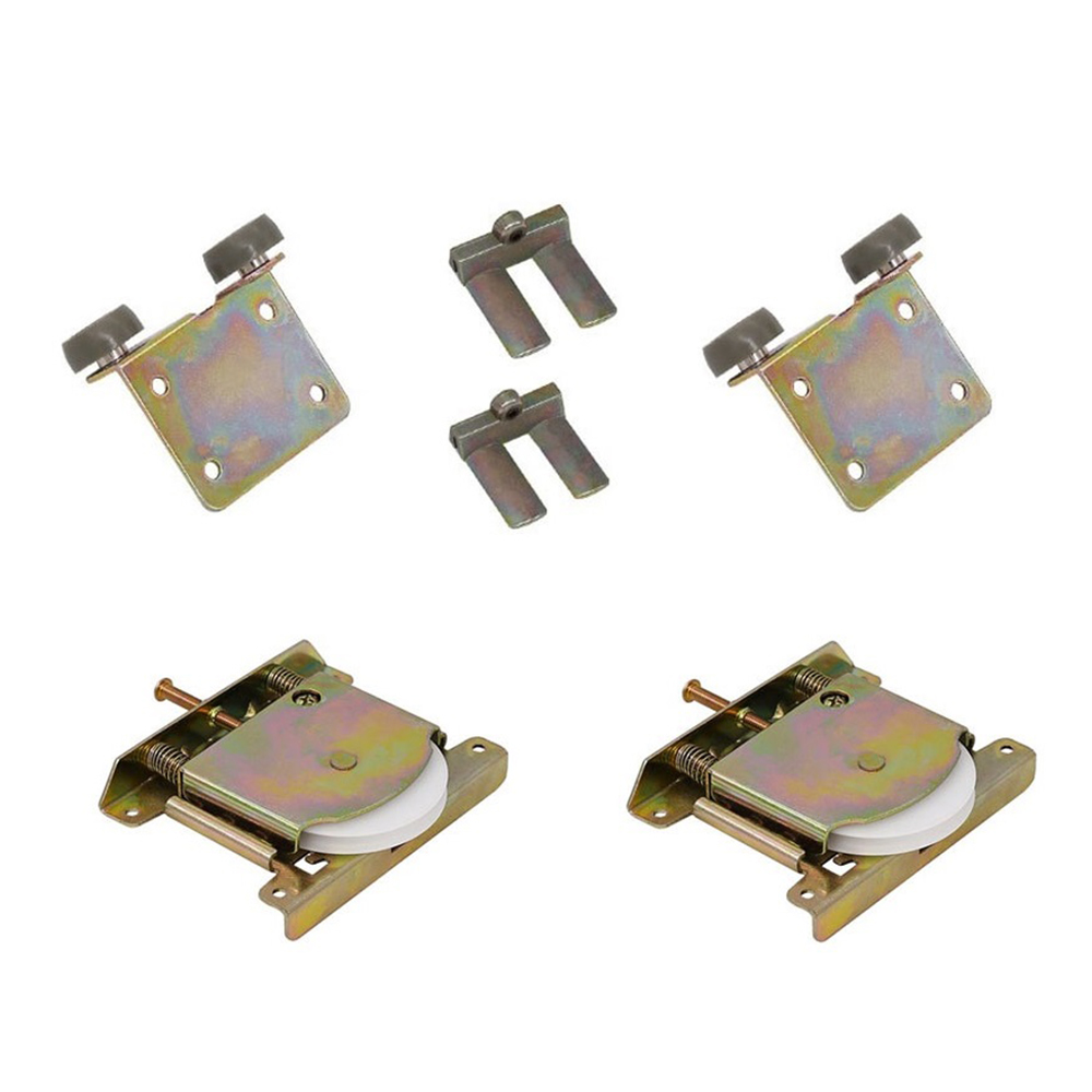 Furniture Hardware Sliding Wardrobe Door Roller Fittings System Plastic Roller For Wardrobe
