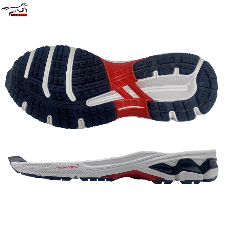 Mustang Non-slip Wear-resistant Sports Flat shoes Outsole shoes Leisure Natural rubber Sole
