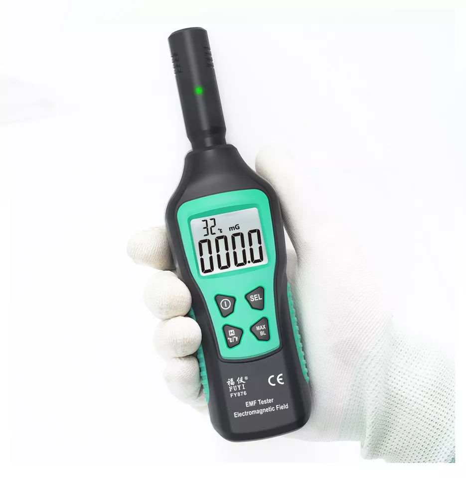 Цифровой тестер излучения волн FY876, детектор излучения EMF, тестер электромагнитного поля для домашнего использования