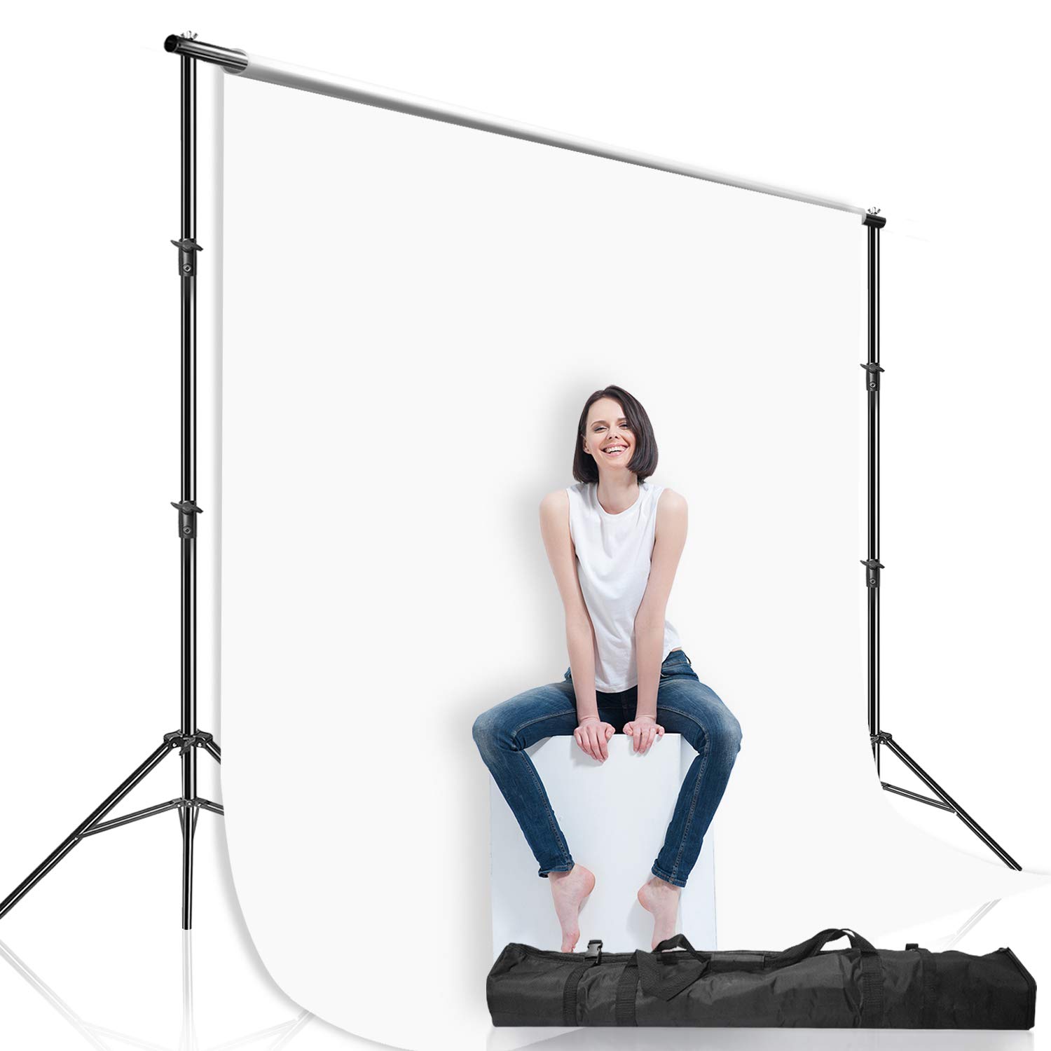 Emart Photo Video Studio 10 футов регулируемая подставка для фона Система поддержки фона с сумкой для переноски