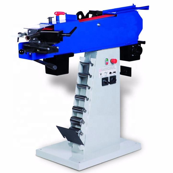 New tube pipe notcher metal notching machine with belt grinder for machining factory