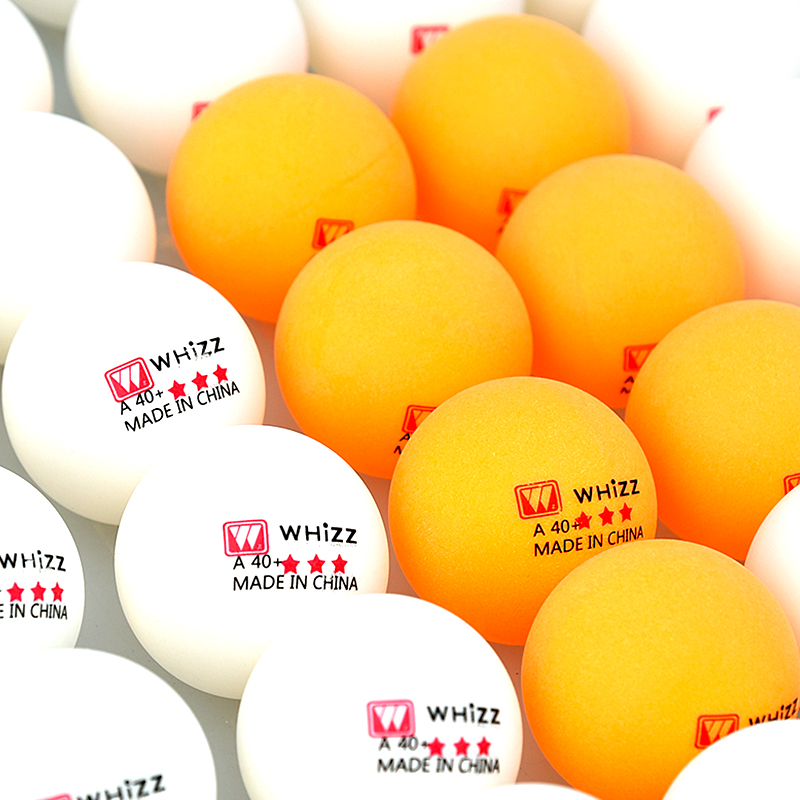 Белый бесшовный Профессиональный мяч для настольного тенниса WHIZZ ABS 40 + для тренировок в помещении