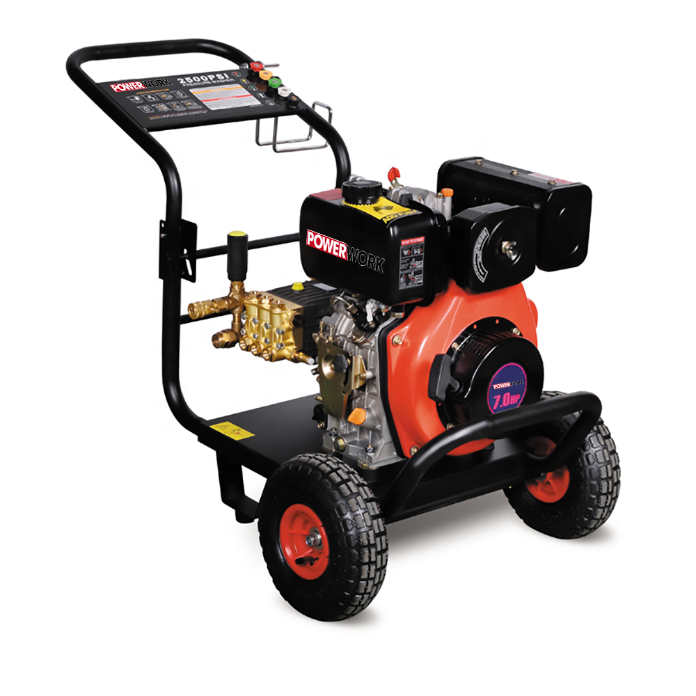 170Bar 2500PSI Industrial Diesel Fuel High Pressure Washer Diesel Engine Portable Oil High Pressure Cleaner