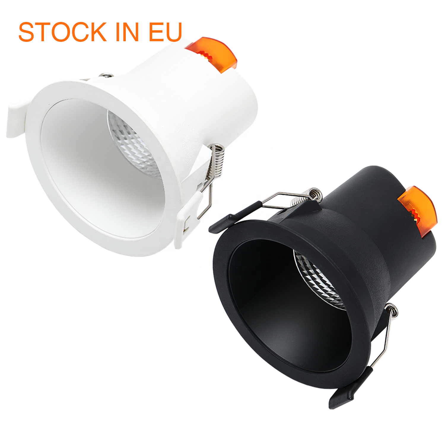 Stock in Germany -6W 9W white UGR<19 black UGR<16 anti glare 3000K 4000K IP44 Tri-ac dimmable LED down light led spots